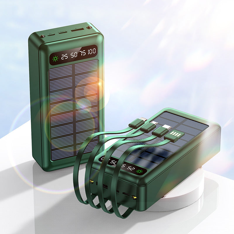 30000 MA Solar Cable Power Bank