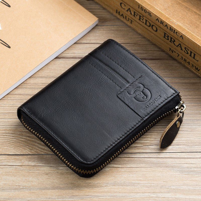 Men Captain Bull Zipper purse