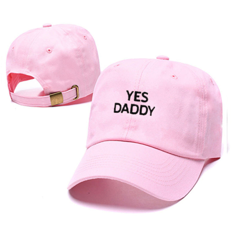 Men's Yes Daddy Embroidery Hip-Hop Hat