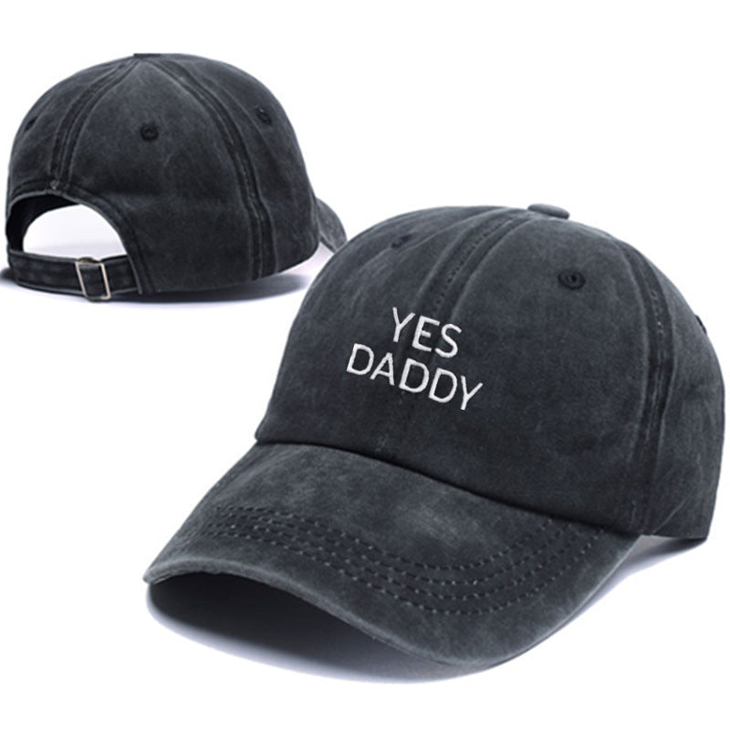 Men's Yes Daddy Embroidery Hip-Hop Hat