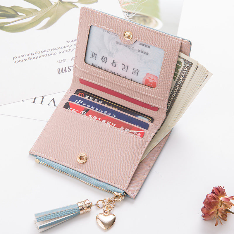 Women Portefeuille Coins Zipper Purses