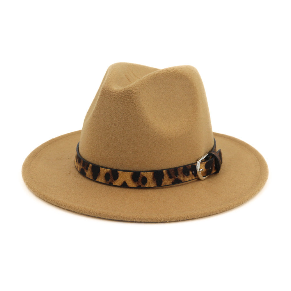 Fedora  Leopard Print Hat