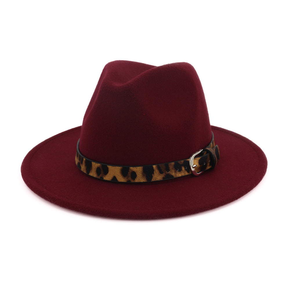 Fedora  Leopard Print Hat