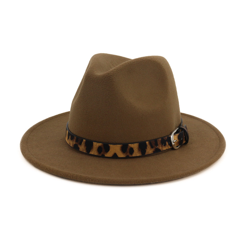 Fedora  Leopard Print Hat