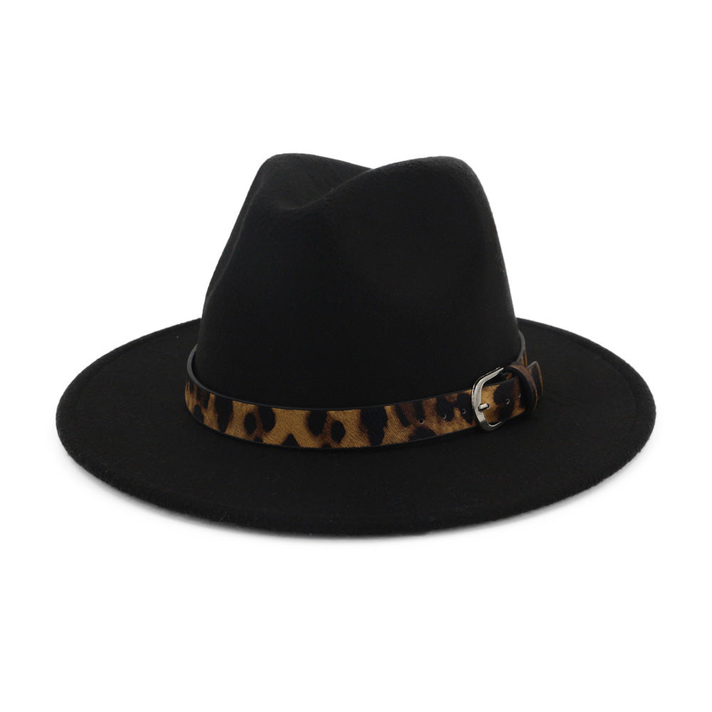 Fedora  Leopard Print Hat