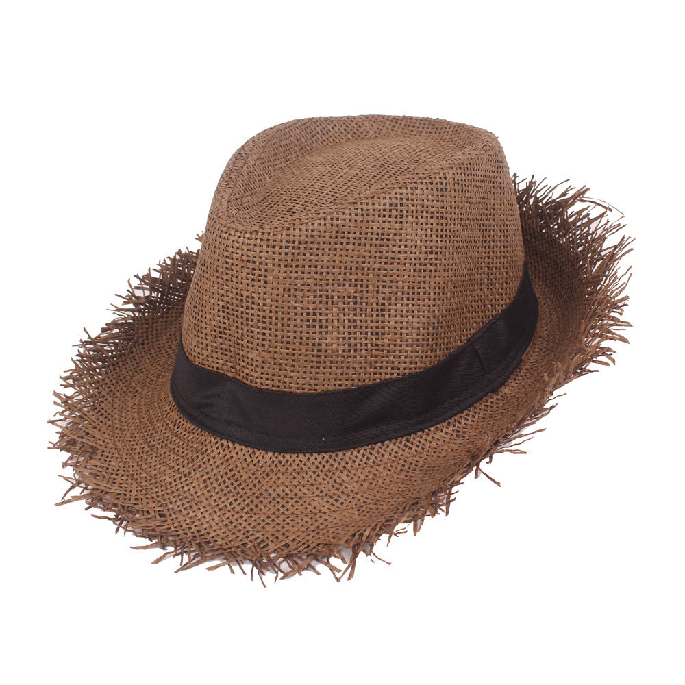 Men's Straw Summer Sun Hat