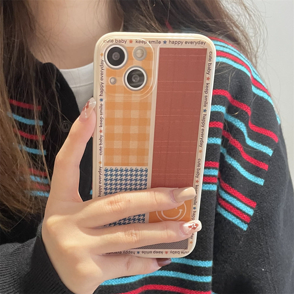 Fashion Mosaic Cell Phone Case Antique White Women's