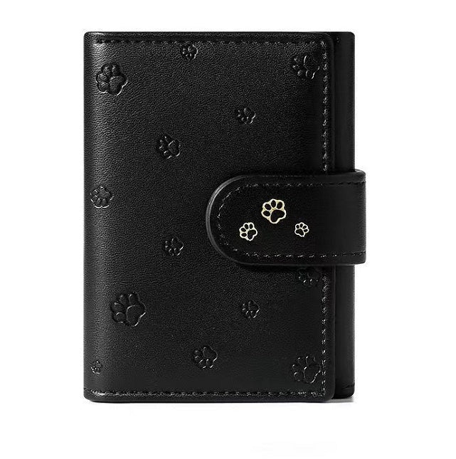 Women  Soft PU Leather Card Holder Purses