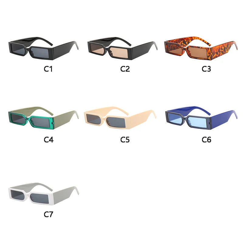 Luxury Rectangle Fashion Sunglasses