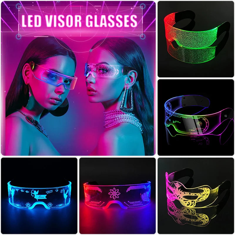 Christmas Concert Colorful Glasses