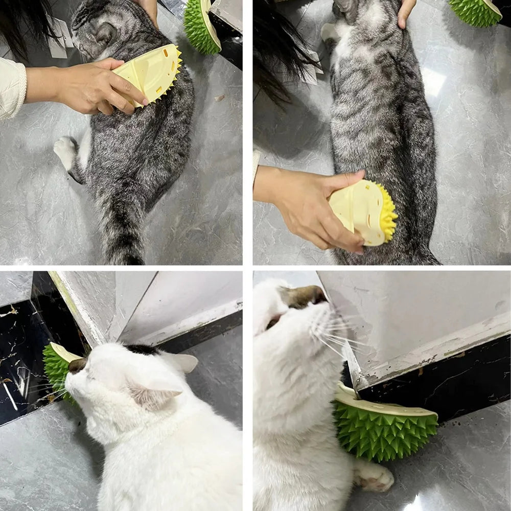Cat Grooming Scratcher Massager