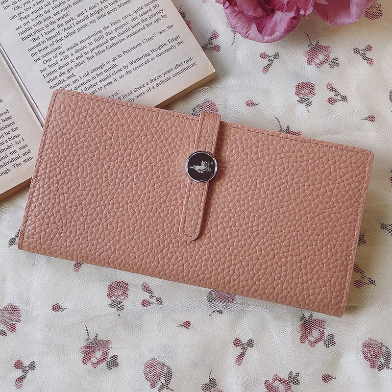Women Luxury Long Hasp Coin Purs