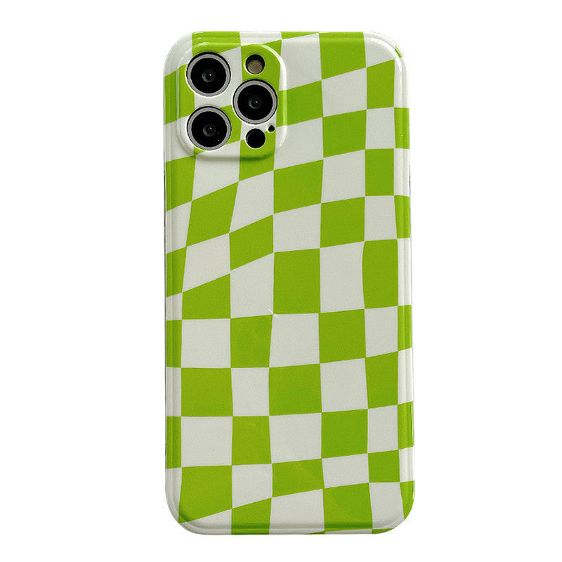Ins Hanfeng Checkerboard Cell Phone Case