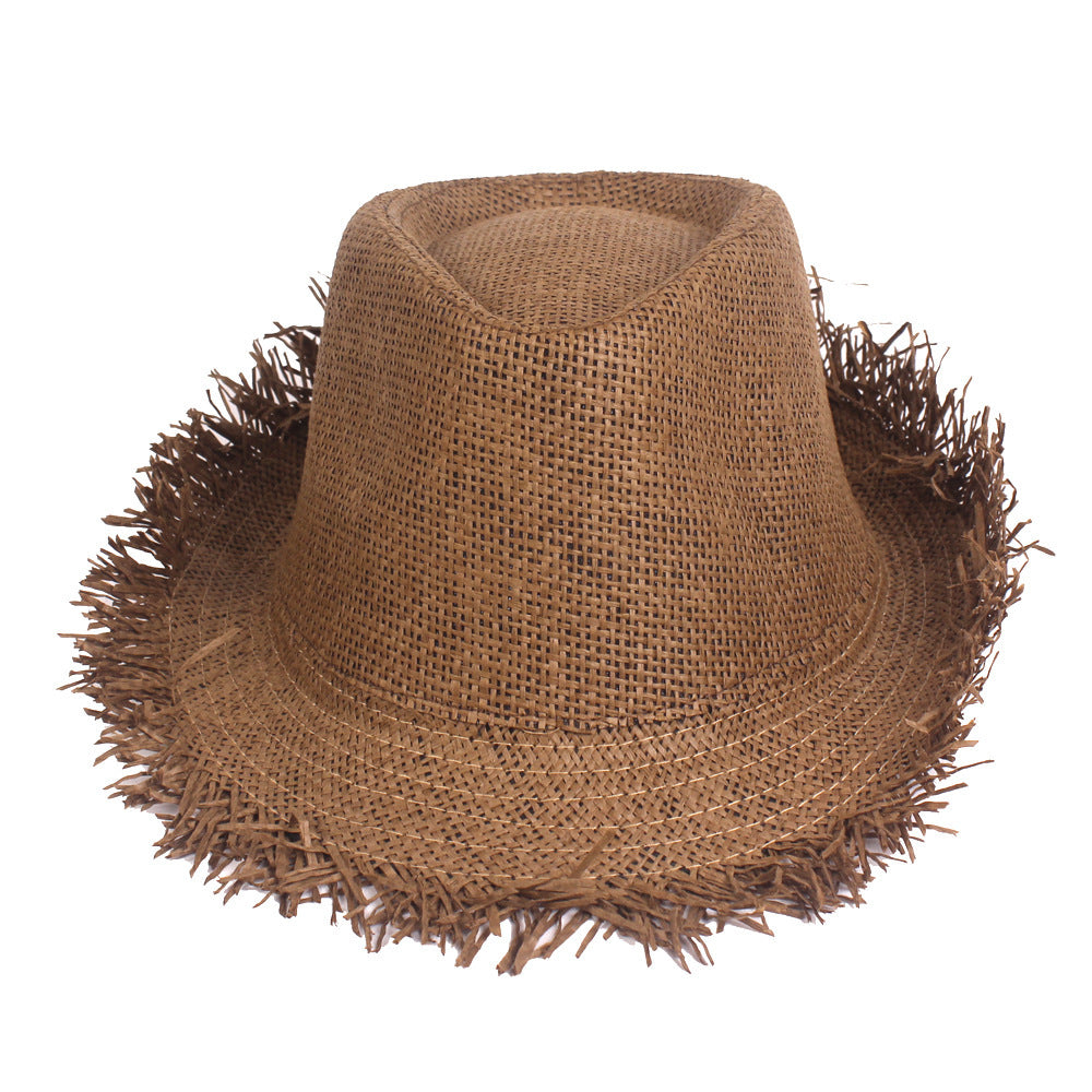 Men's Straw Summer Sun Hat