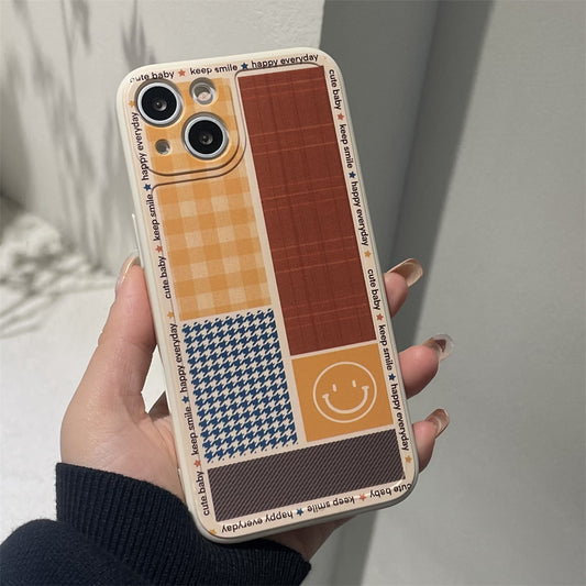 Fashion Mosaic Cell Phone Case Antique White Women's