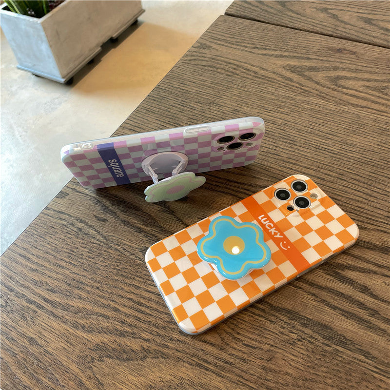 Cell Phone Case With Lattice Bracket