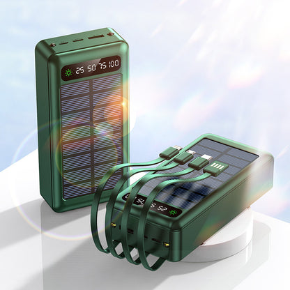 30000 MA Solar Cable Power Bank