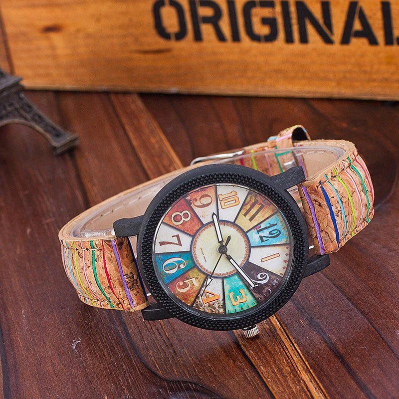 Women Casual Leather Wrist Clock Watch
