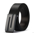 Men Smooth PU Leather Belt