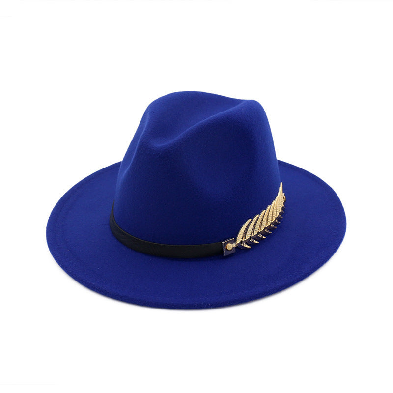 Women Fedora Woolen Jazz Hat