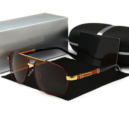 Men Polarized Square Frames Sunglass