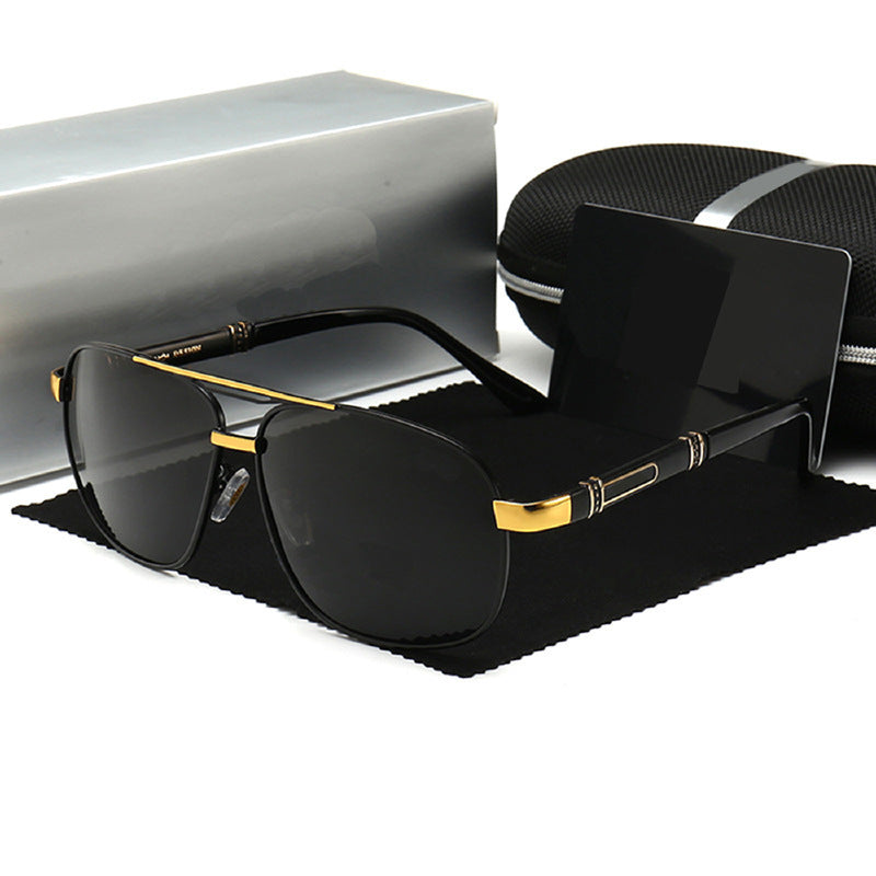 Men Polarized Square Frames Sunglass
