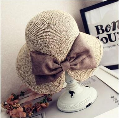 Women  Split Summer Vacation Sun Beach Hat