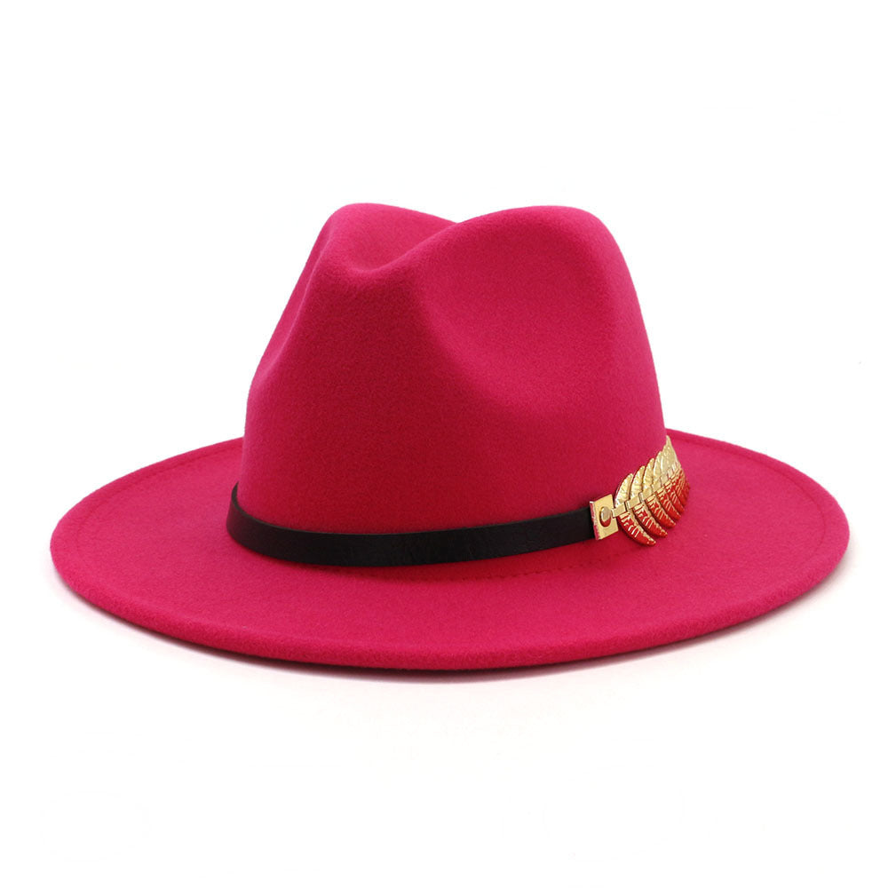 Women Fedora Woolen Jazz Hat