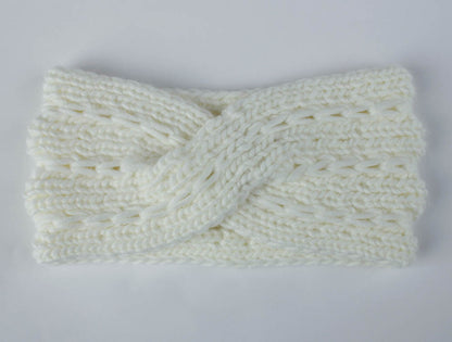 Women Acrylic Thick Wool Knitted Headband