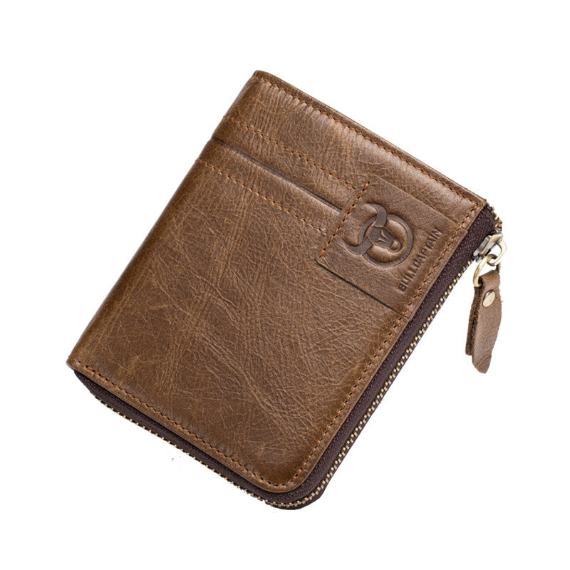 Men Captain Bull Zipper purse