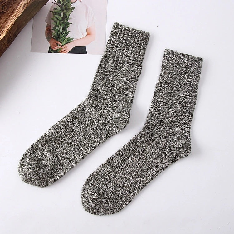 Men Winter Terry Wool Socks