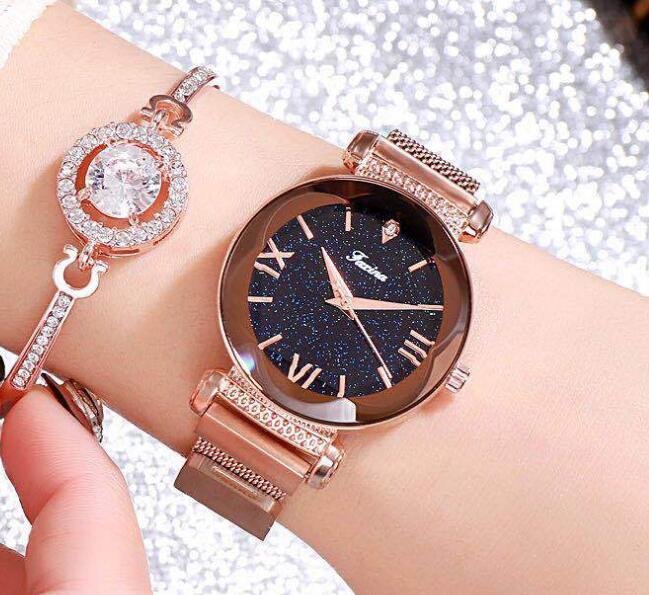 Women Luxury Fashion Quartz Starry Watche