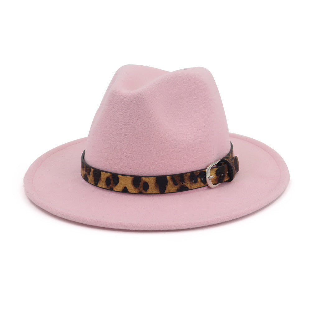 Fedora  Leopard Print Hat