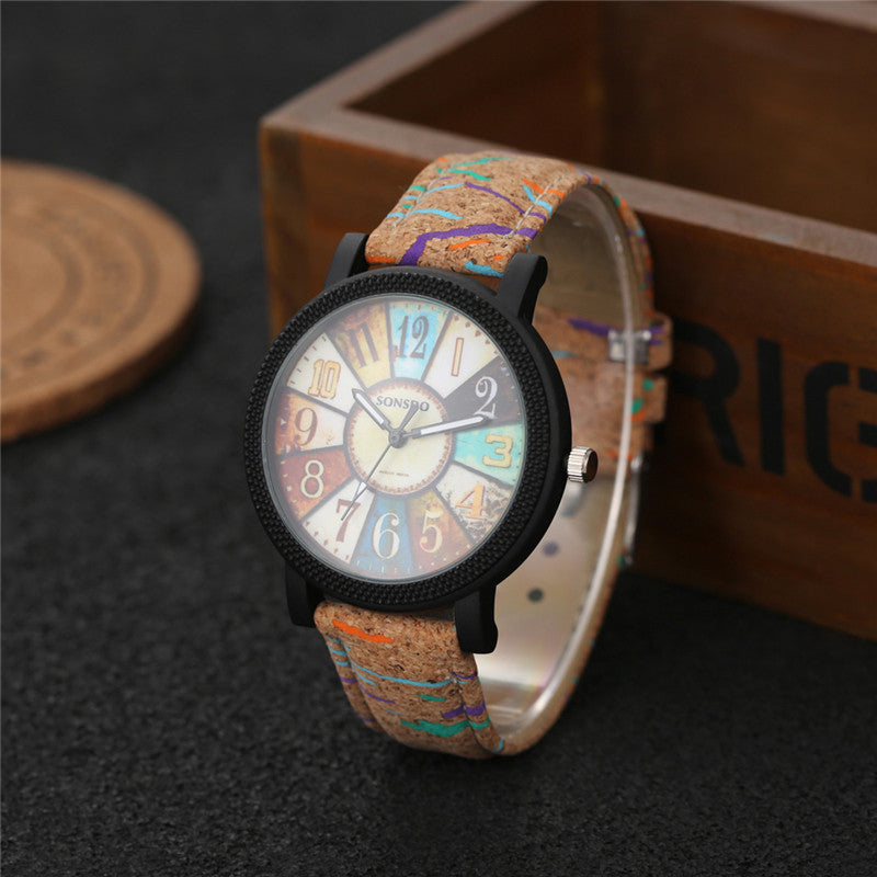Women Casual Leather Wrist Clock Watch