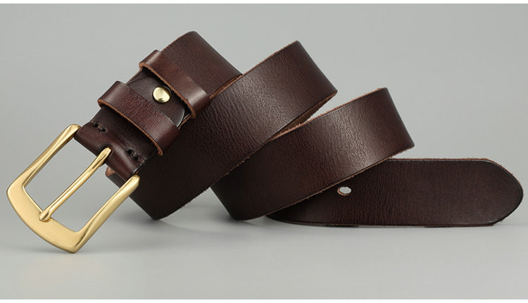 Men's Handmade Casual Trend Cowhide Belt