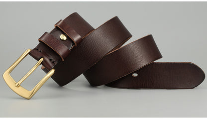 Men's Handmade Casual Trend Cowhide Belt