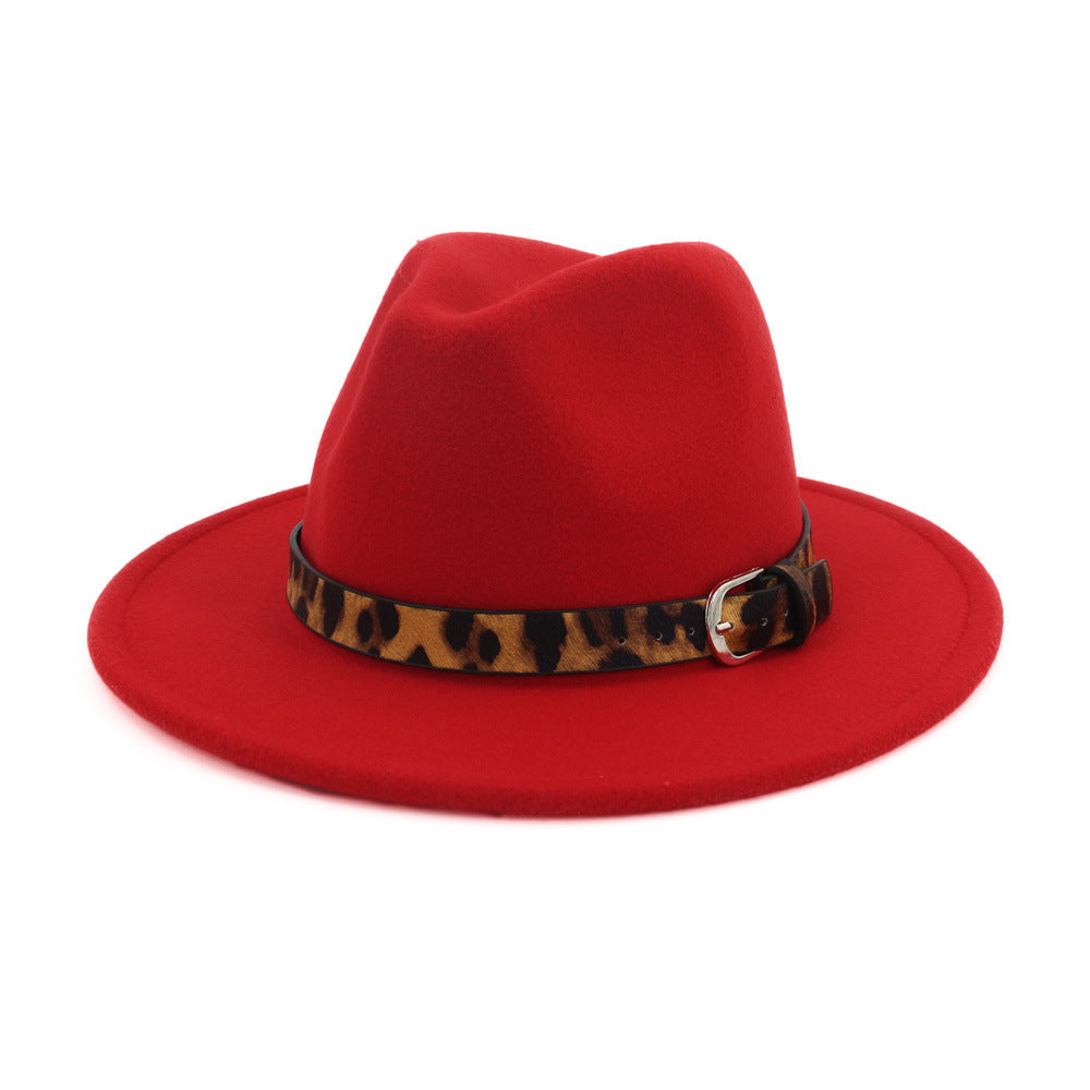 Fedora  Leopard Print Hat