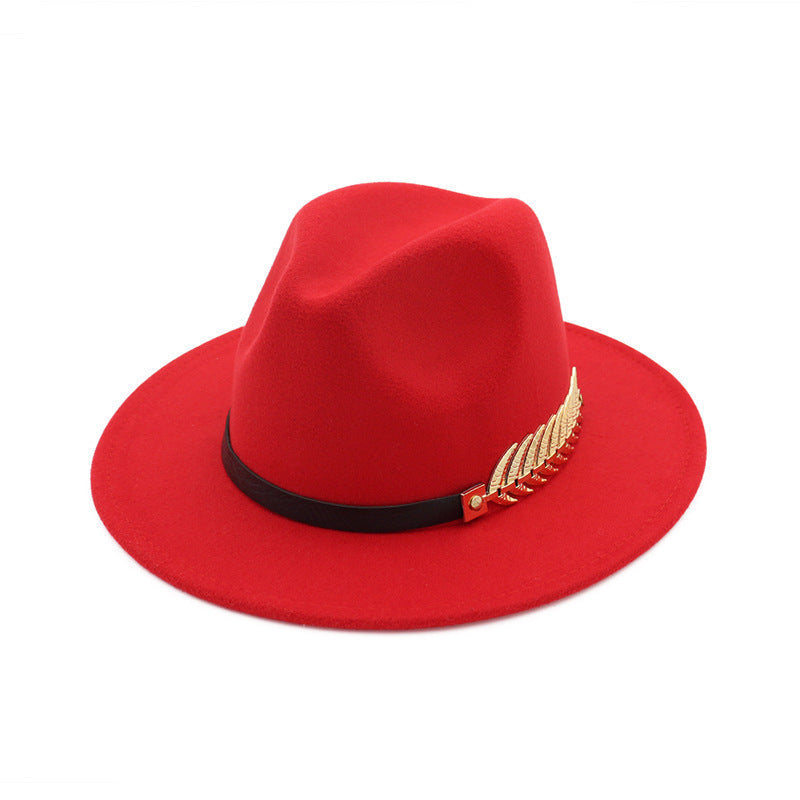 Women Fedora Woolen Jazz Hat