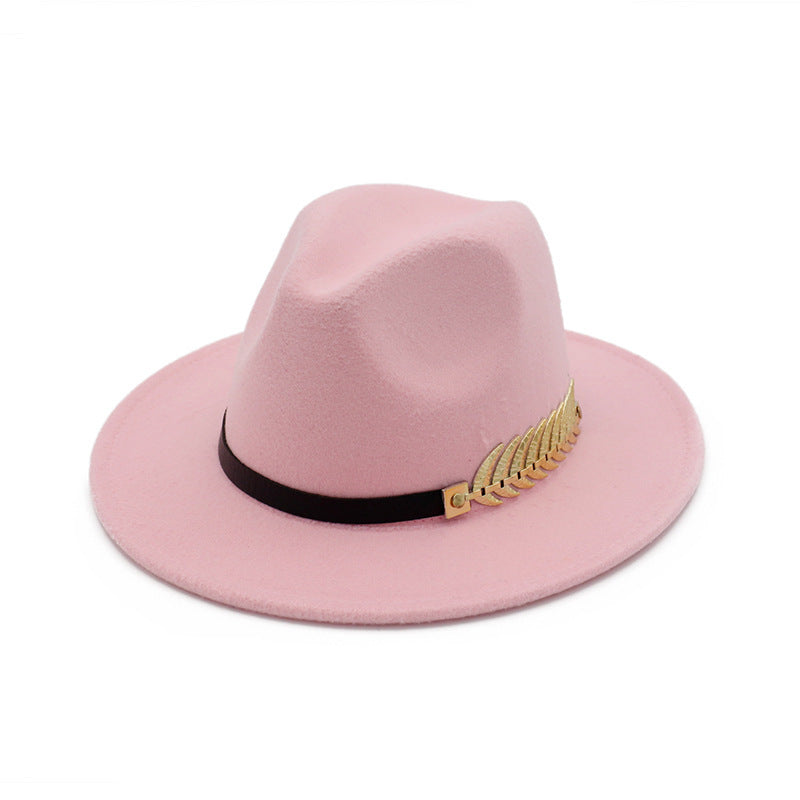 Women Fedora Woolen Jazz Hat