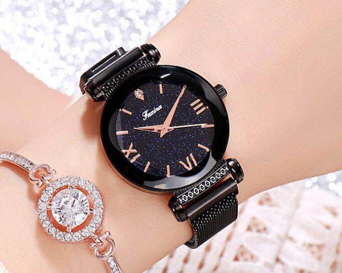 Women Luxury Fashion Quartz Starry Watche