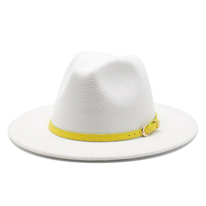 Women Big Brimmed  Felt Woolen Hat