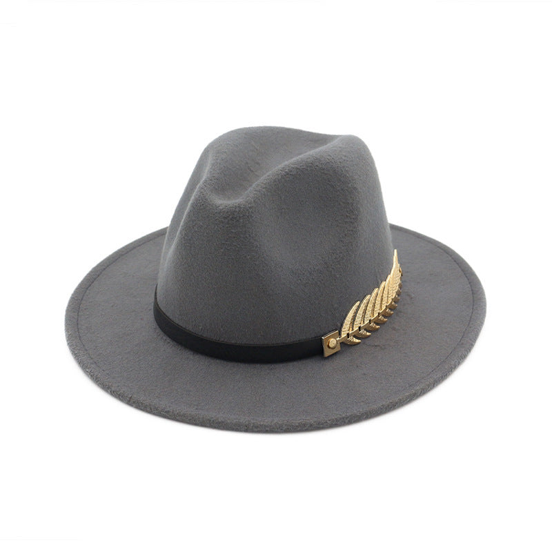 Women Fedora Woolen Jazz Hat