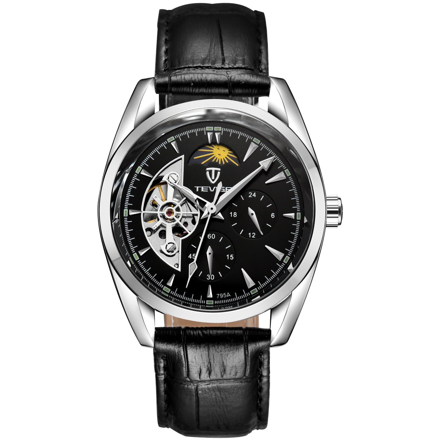 Men Tourbillon Automatic Mechanical Watche