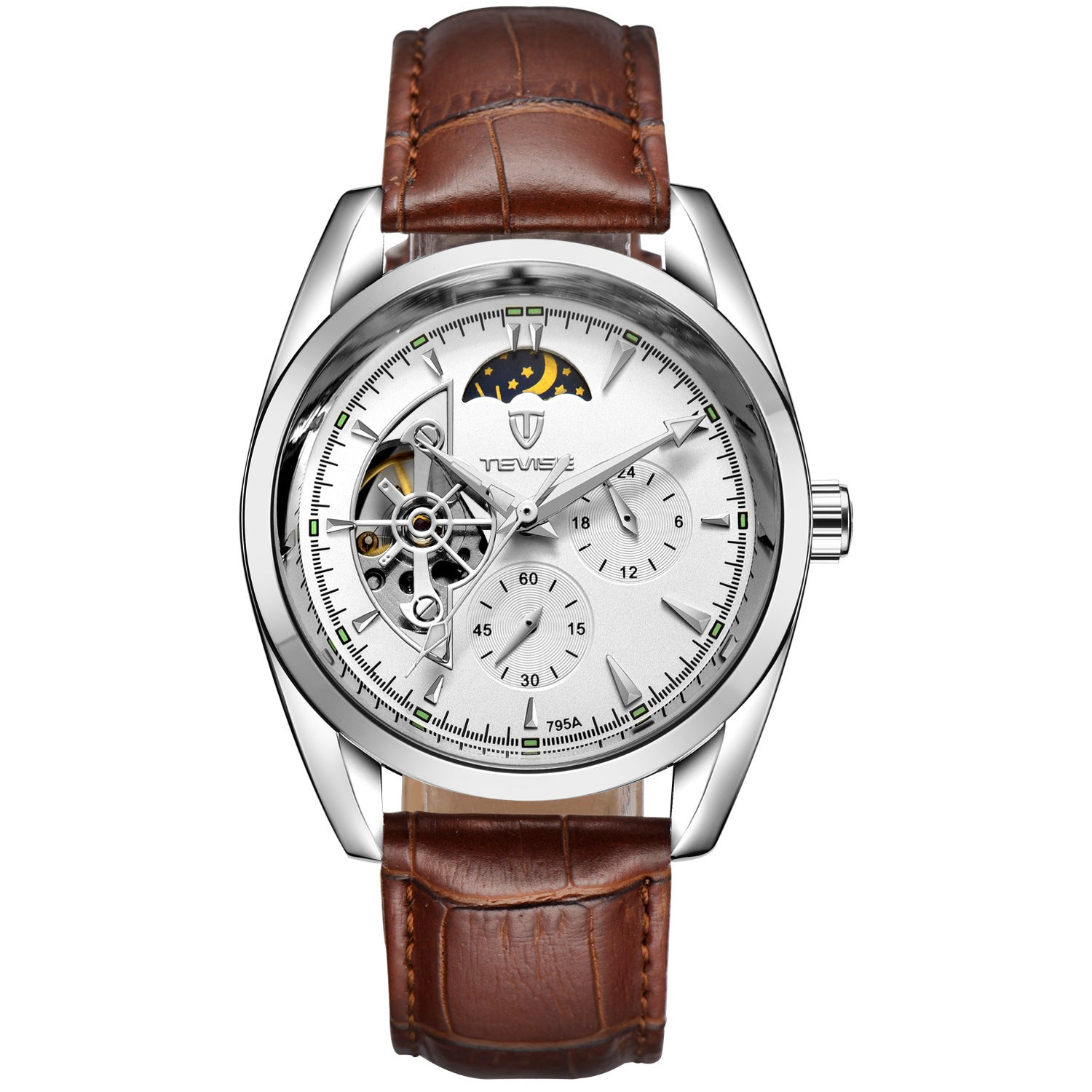 Men Tourbillon Automatic Mechanical Watche
