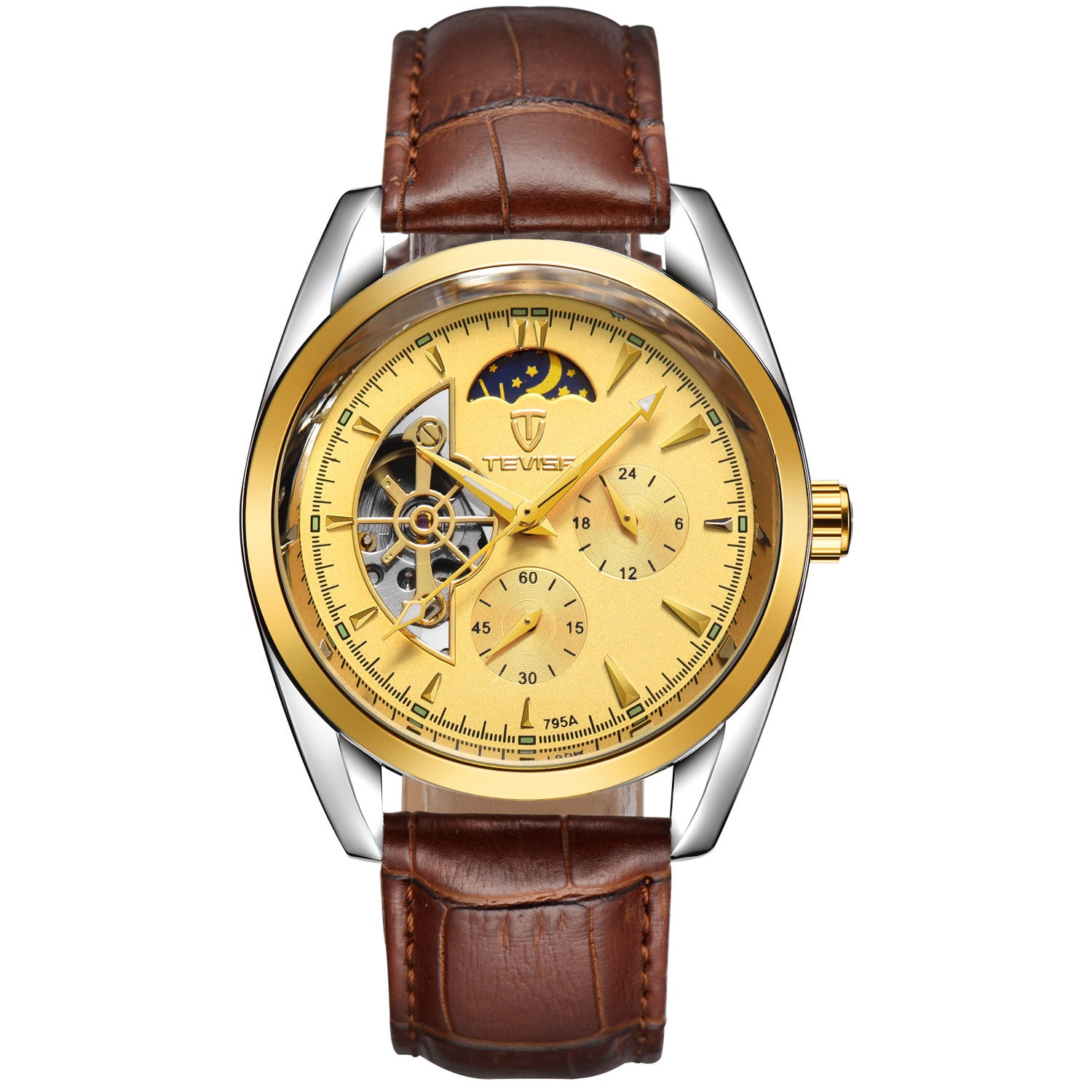 Men Tourbillon Automatic Mechanical Watche