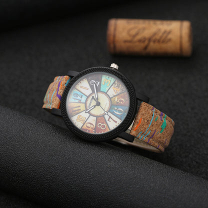 Women Casual Leather Wrist Clock Watch