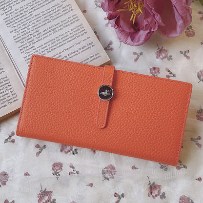 Women Luxury Long Hasp Coin Purs