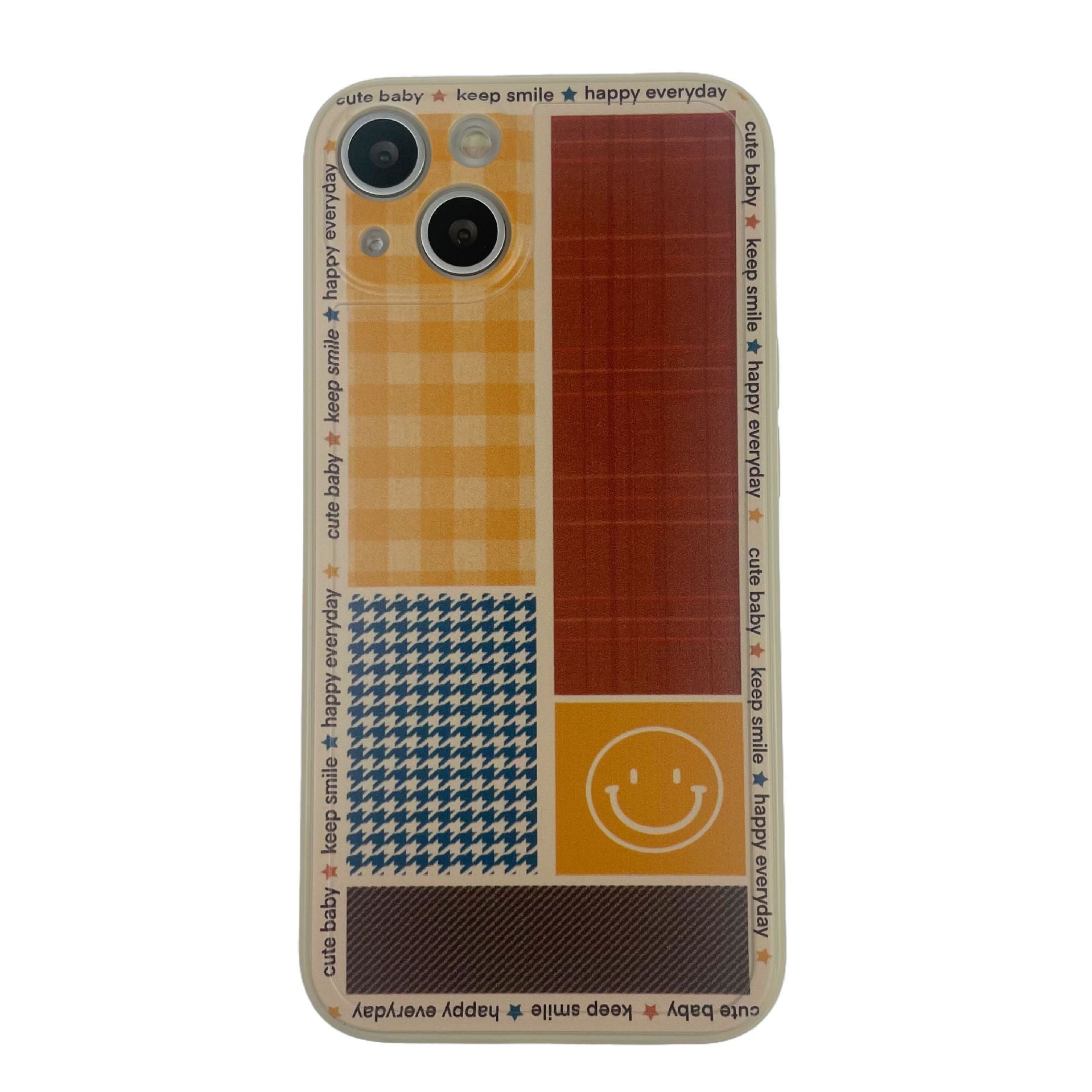 Fashion Mosaic Cell Phone Case Antique White Women's