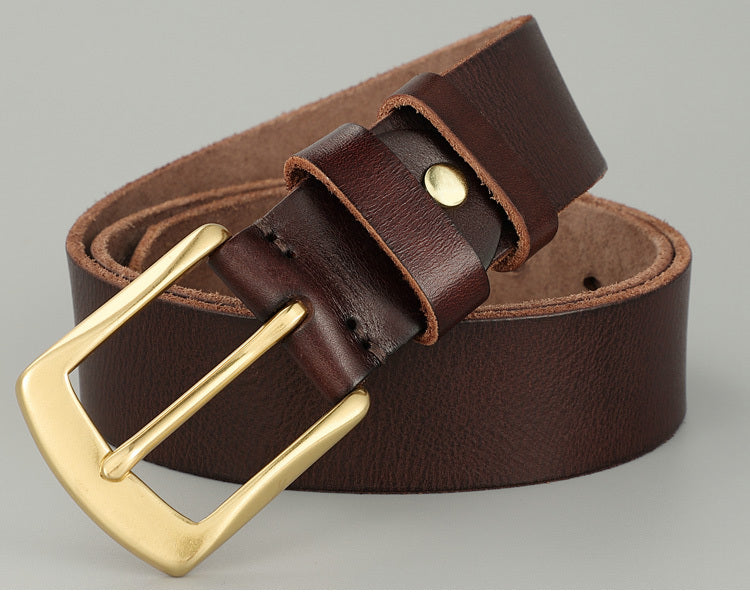 Men's Handmade Casual Trend Cowhide Belt