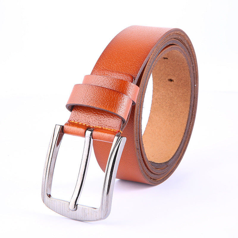 Men Simple Pin Buckle Casual Belt